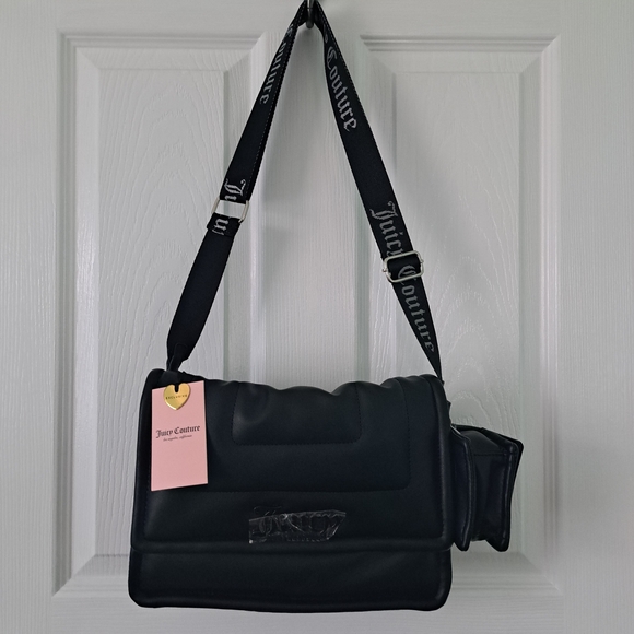 Juicy Couture Shoulder Bag With Mini Bag Charm - Picture 3 of 6